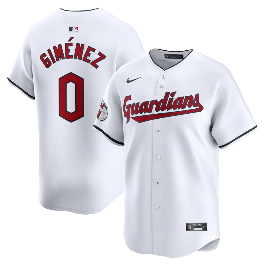 Andres Gimenez Cleveland Guardians Home Limited Player Jersey White