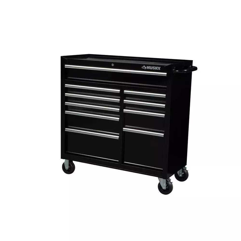 41 IN. 10-DRAWER ROLLER CABINET TOOL CHEST IN BLACK