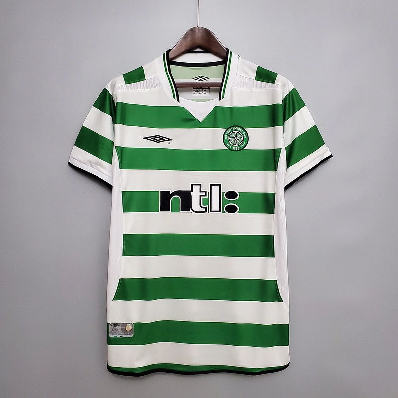 Retro 2001-03 Celtic FC Home football jersey retro