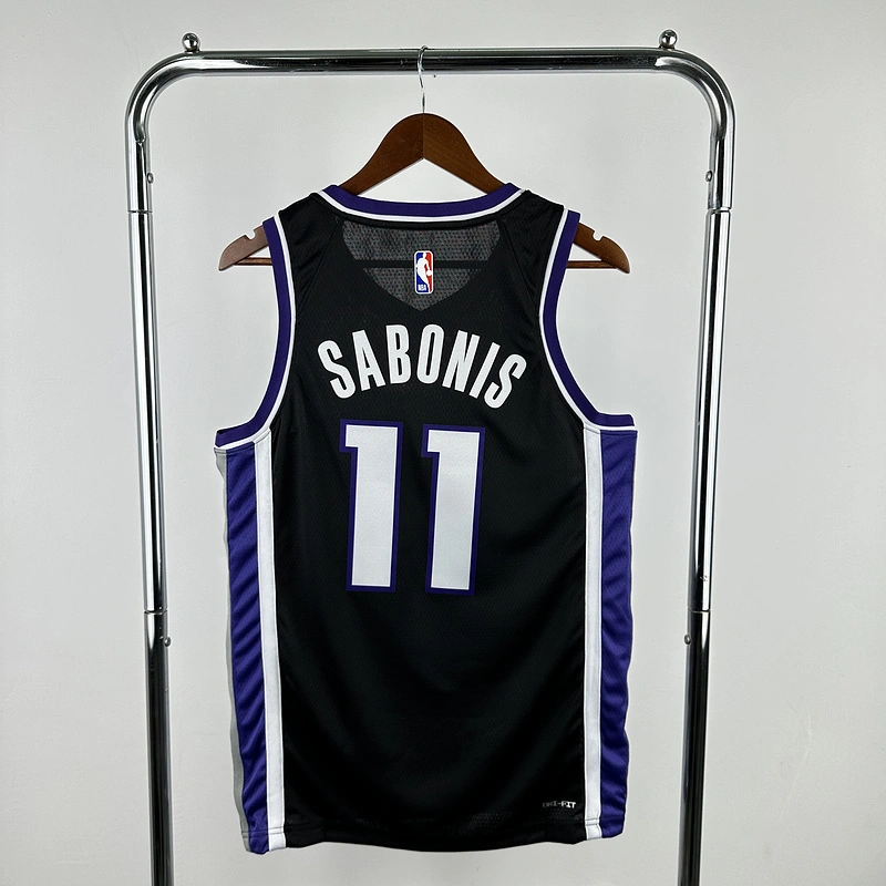 2024 NBA Sacramento Kings 11 SABONIS Basketball Jersey