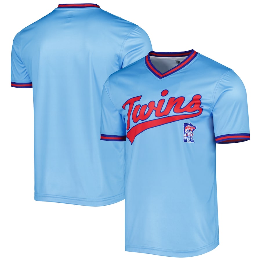 Minnesota Twins Stitches Cooperstown Collection Team Jersey Light Blue