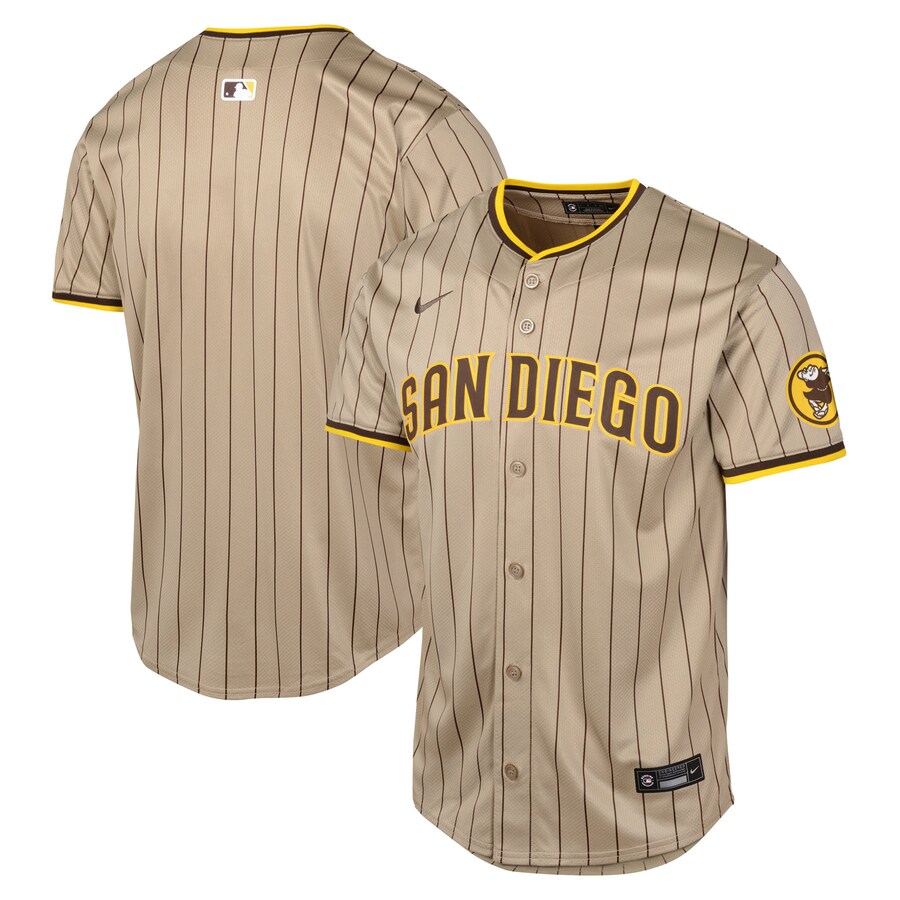 San Diego Padres Youth Alternate Limited Jersey Tan