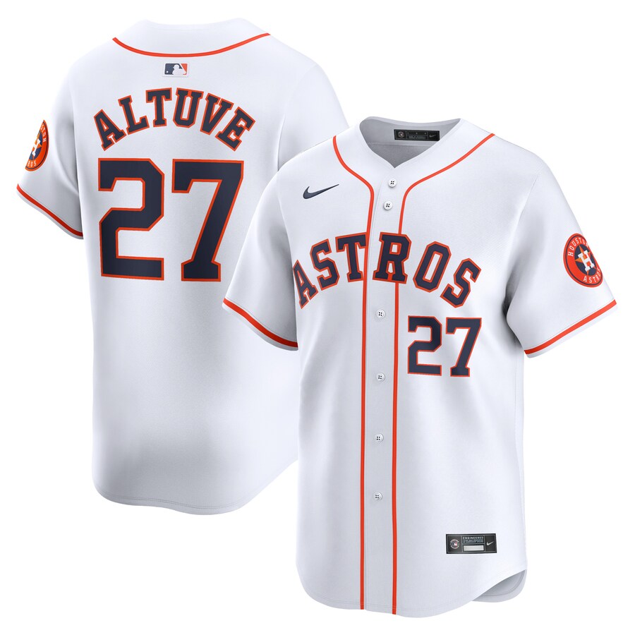 Jose Altuve Houston Astros Home Limited Player Jersey White