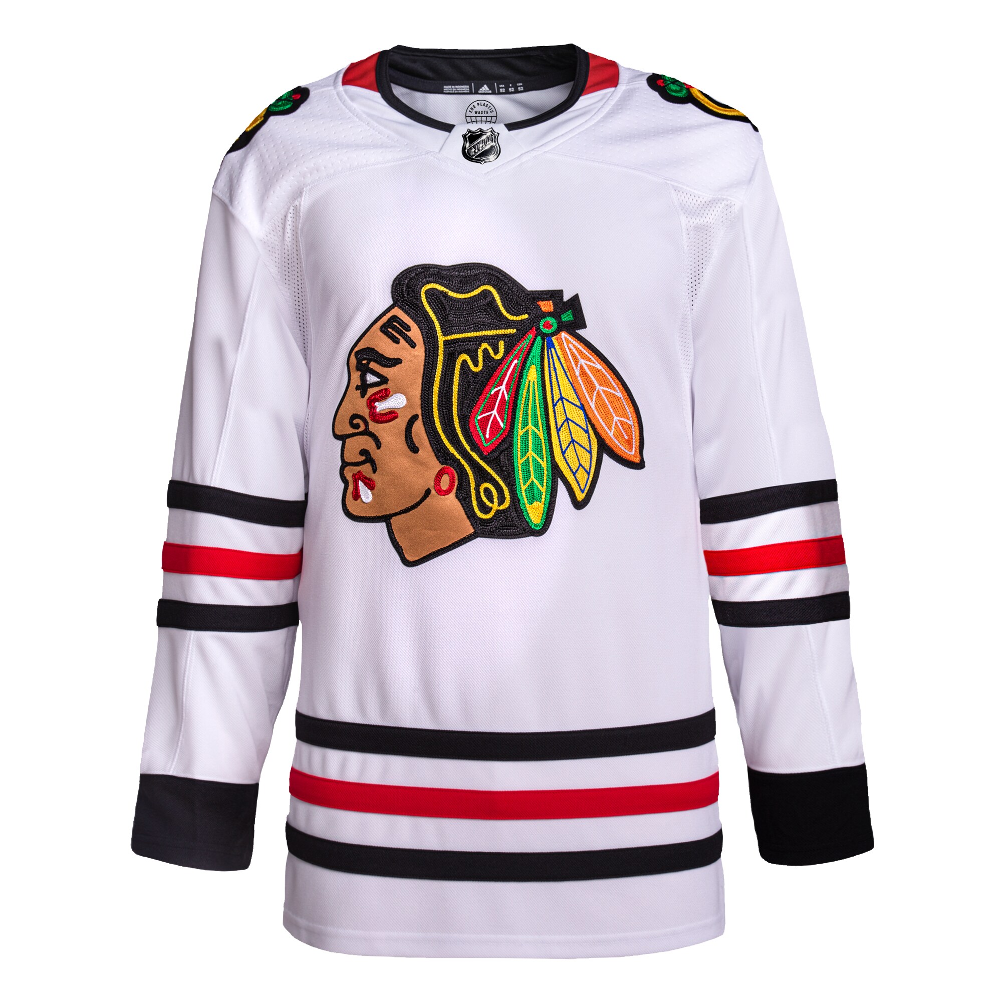 Chicago Blackhawks adidas Men’s Away Primegreen Authentic Jersey – White