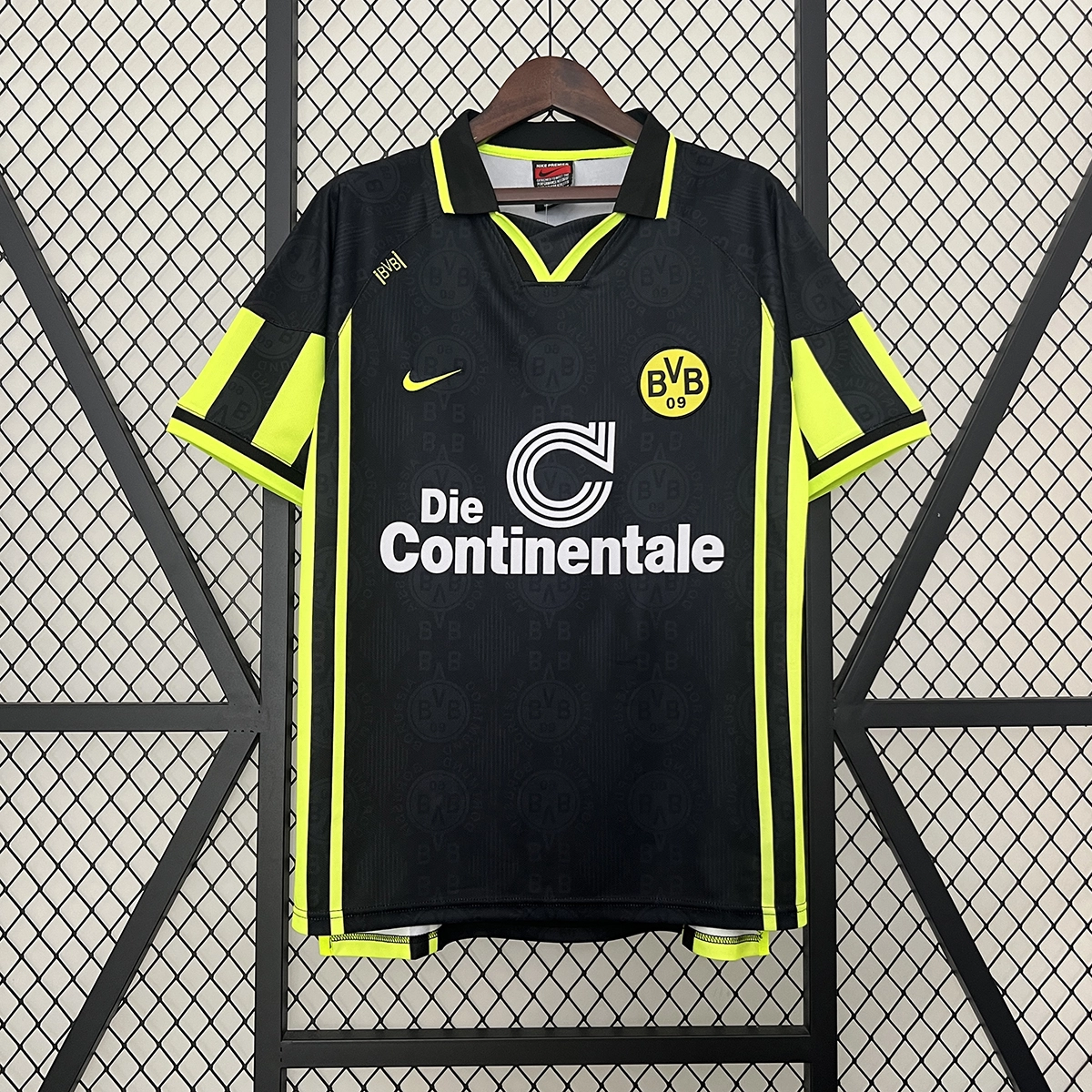 Retro 1996-97 Dortmund Away Football jersey retro