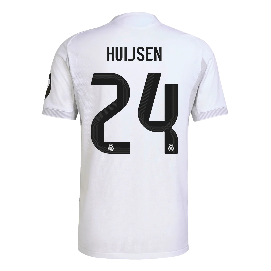 HUIJSEN #24 Real Madrid Home Player Version Soccer Jersey 2025/26