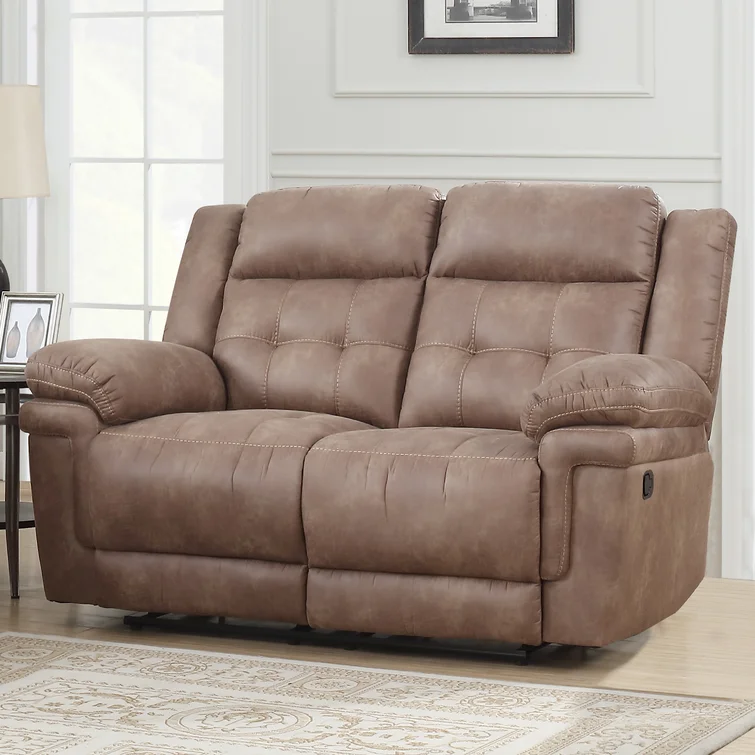 ELIDA 66'' PILLOW TOP ARM RECLINING LOVESEAT