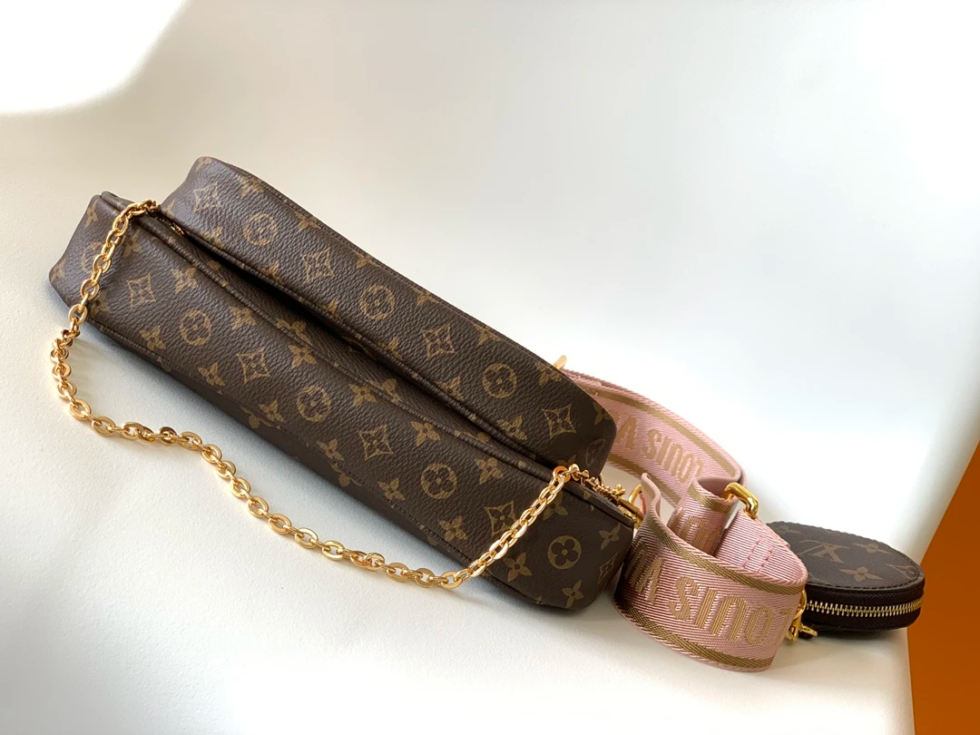Louis Vuitton Multi Pochette Accessoires Monogram – Women – Handbags Light Pink