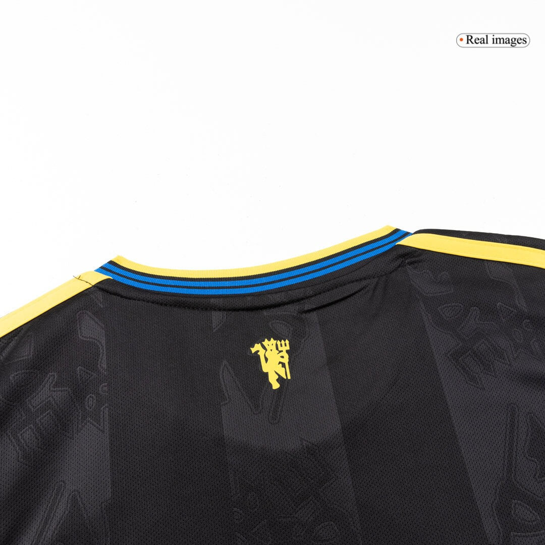 Manchester United Third Away Long Sleeve Soccer Jersey 2025/26