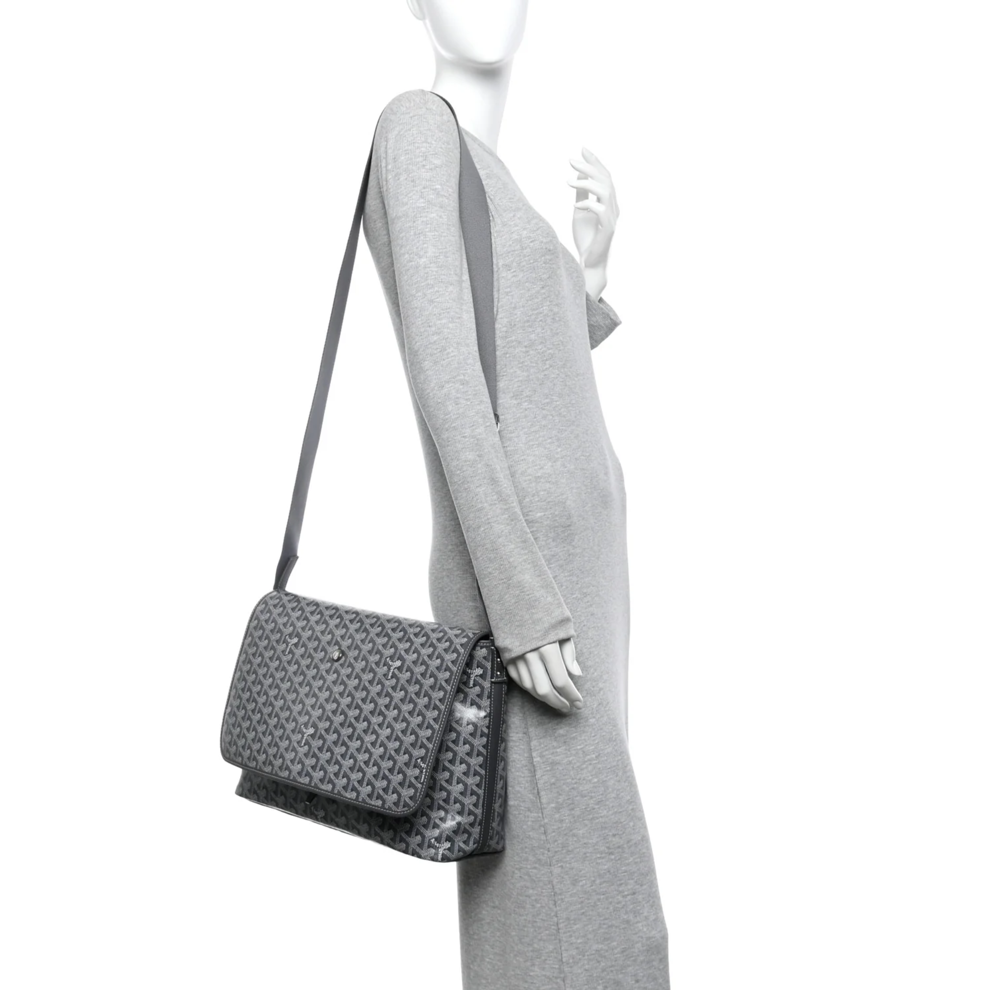 Goyard Capetien Bag Grey 39cm/15.4in