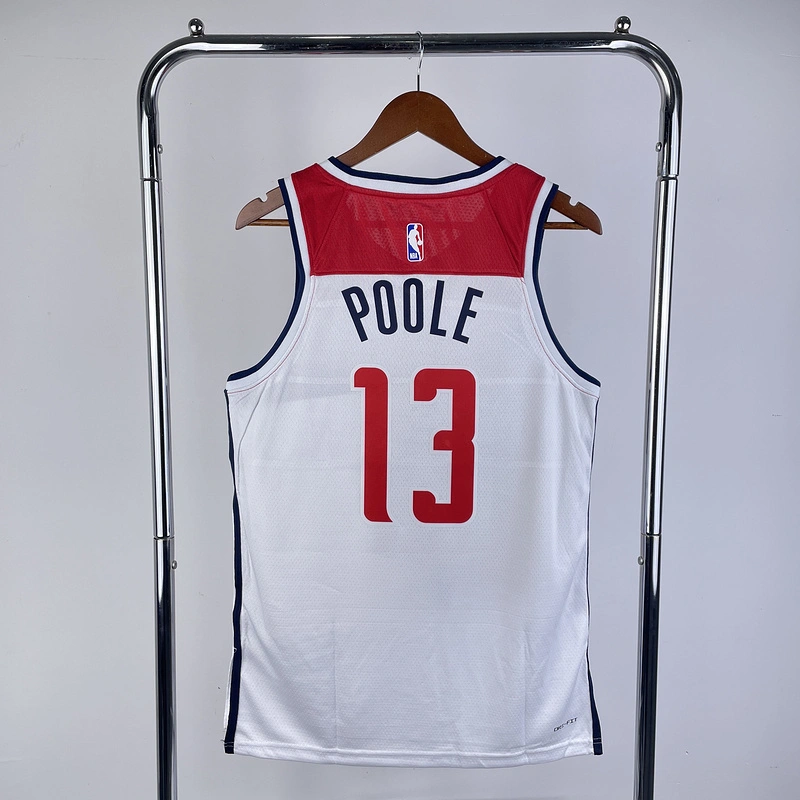 2023 NBA Washington Wizards 13 Poole Basketball Jersey