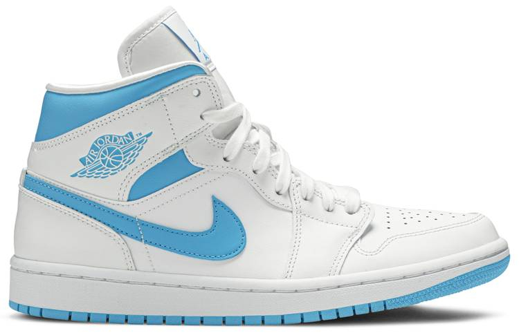 Wmns Air Jordan 1 Mid UNC BQ6472-114