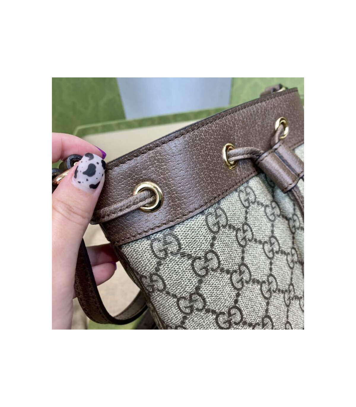 Gucci Ophidia Mini GG Bucket Bag