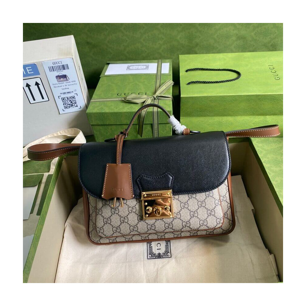 Gucci Padlock Small Shoulder Bag Black