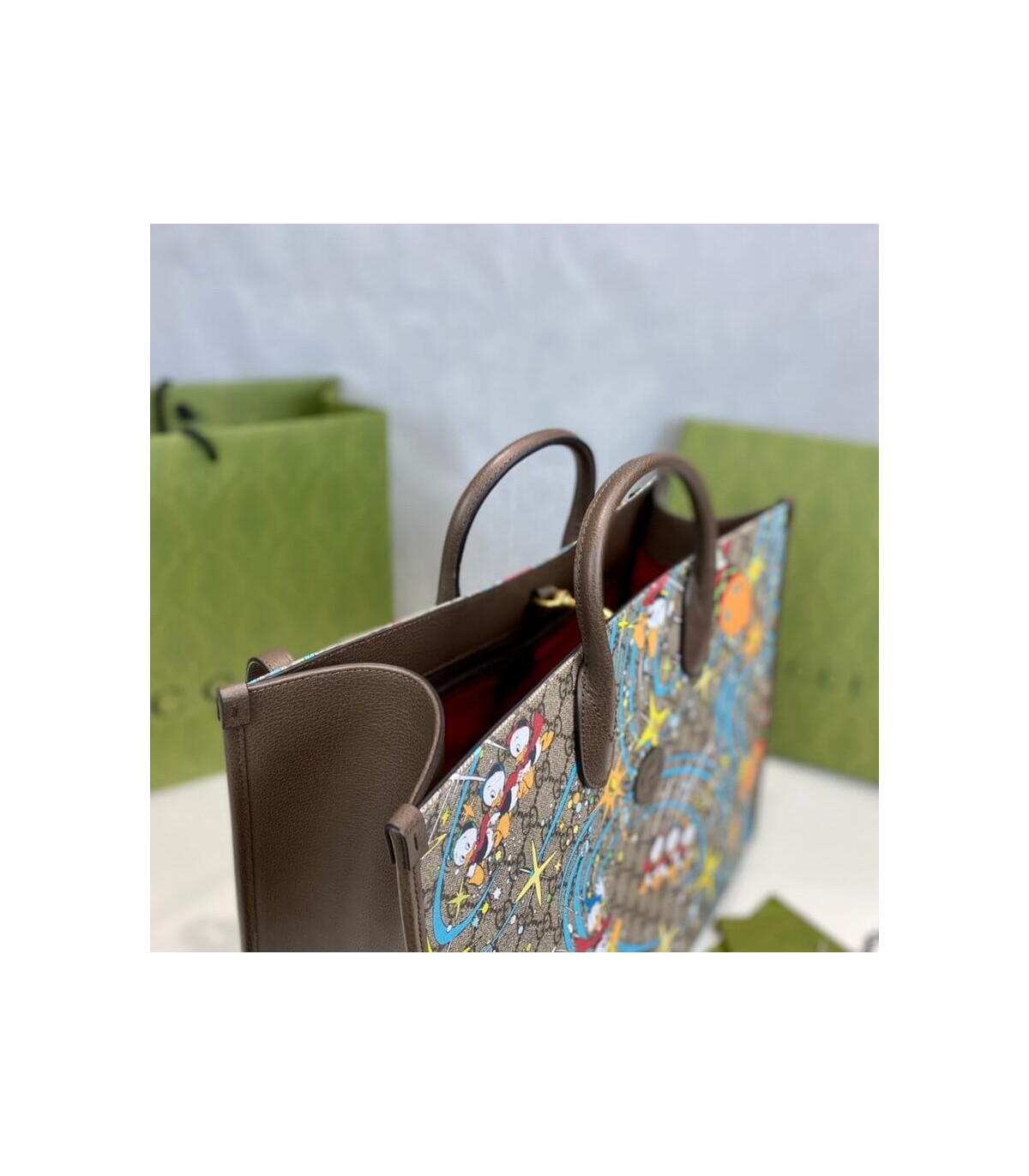 Disney x Gucci Donald Duck Tote Bag