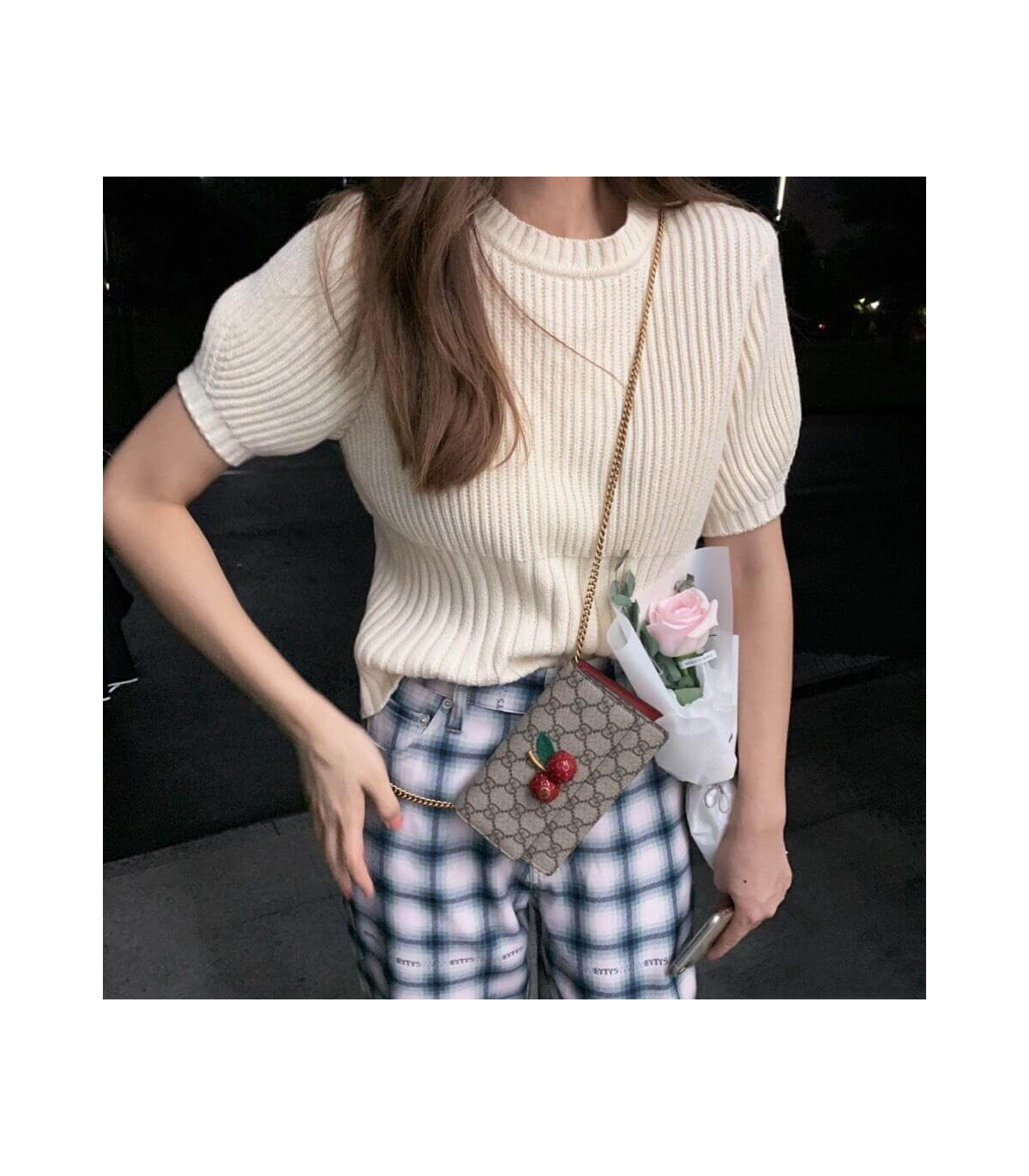 Gucci GG Supreme Mini Bag With Cherries