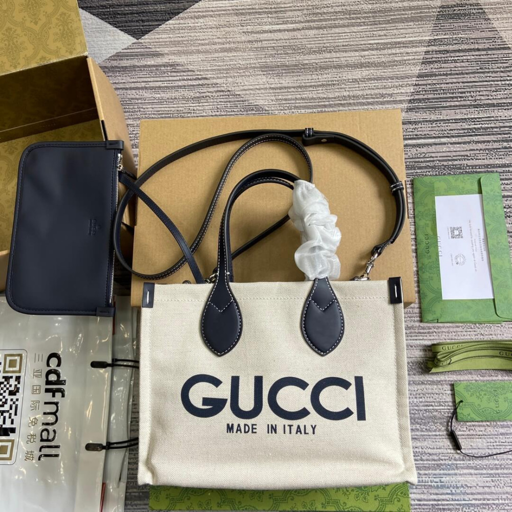 Gucci Mini Tote Bag With Gucci Print