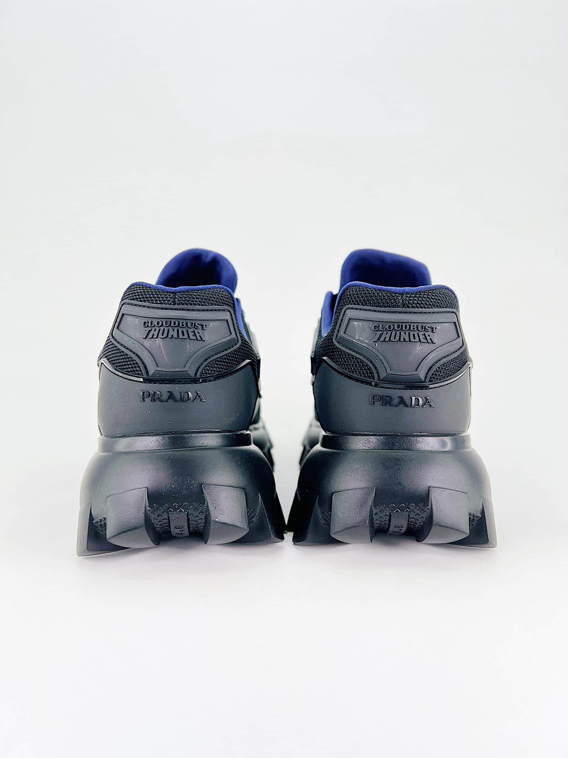 Prada Cloudbust Thunder Low Top Sneakers In Fabric Iridescent