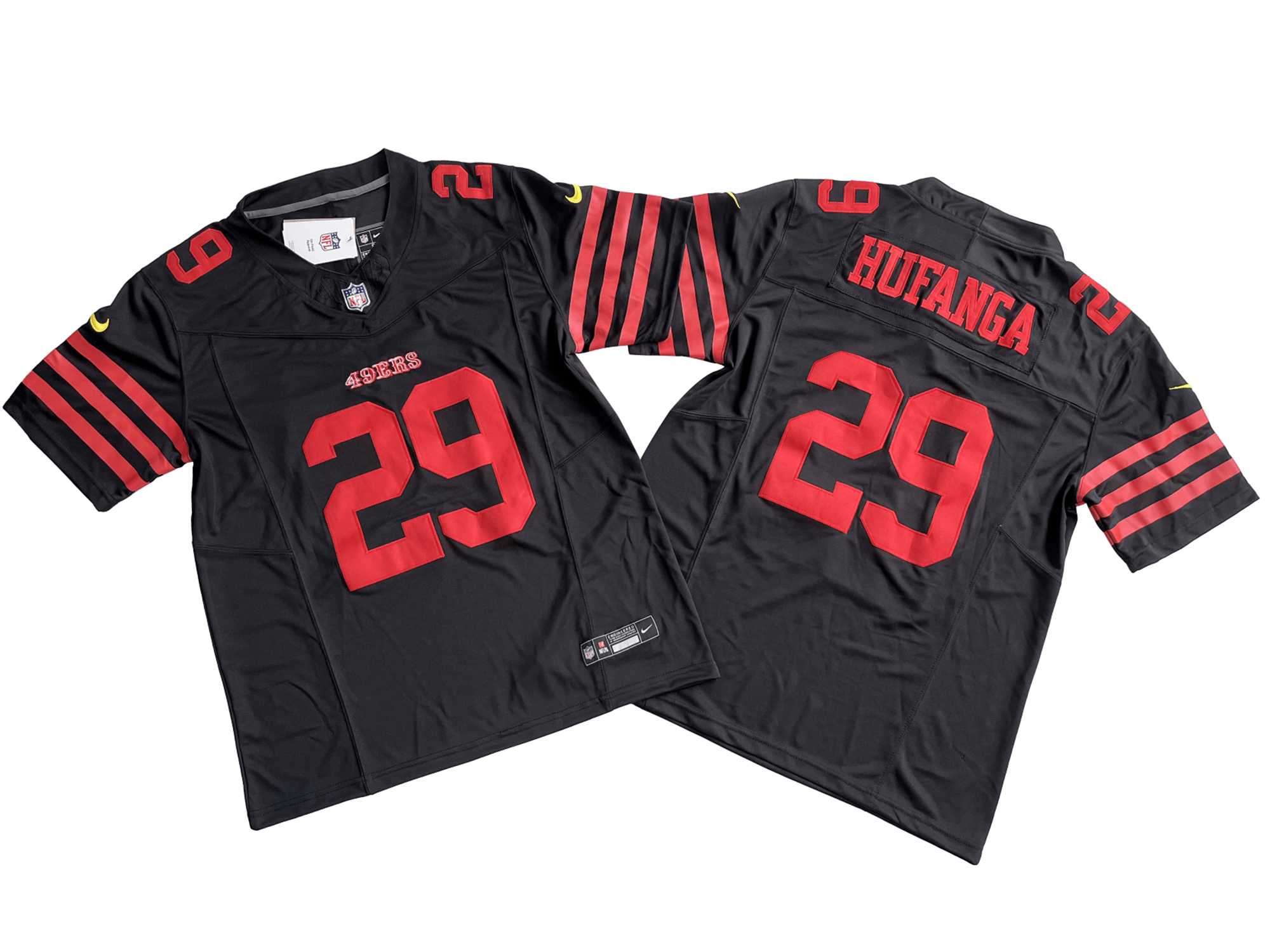 San Francisco 49ers 29# Talanoa Hufanga Nike Vapor F.U.S.E. Limited Jersey