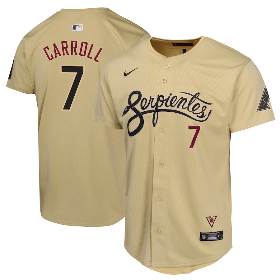 Corbin Carroll Arizona Diamondbacks Youth City Connect Limited Player Jersey Sand