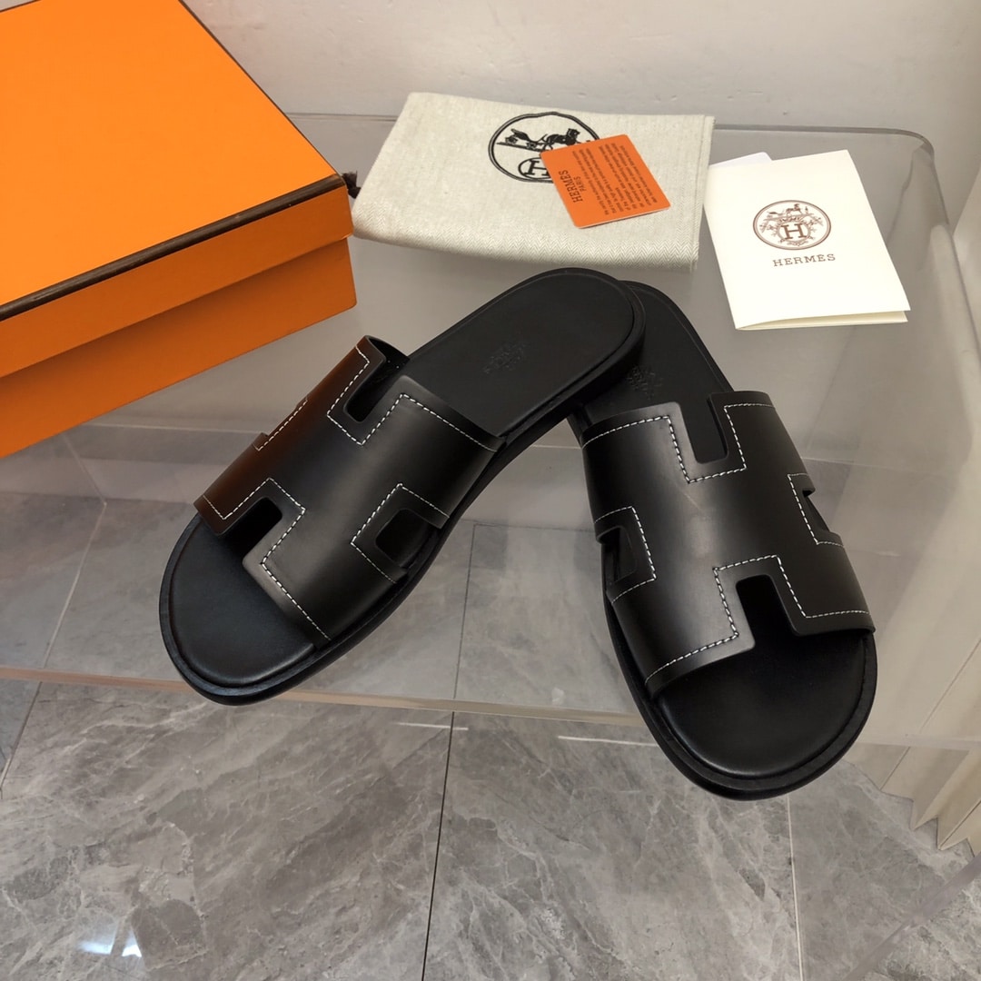 Hermes Izmir Sandal Black