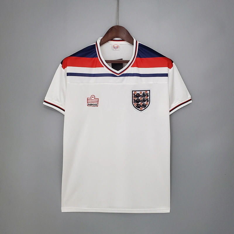 Retro 1982 England home  Football jersey retro