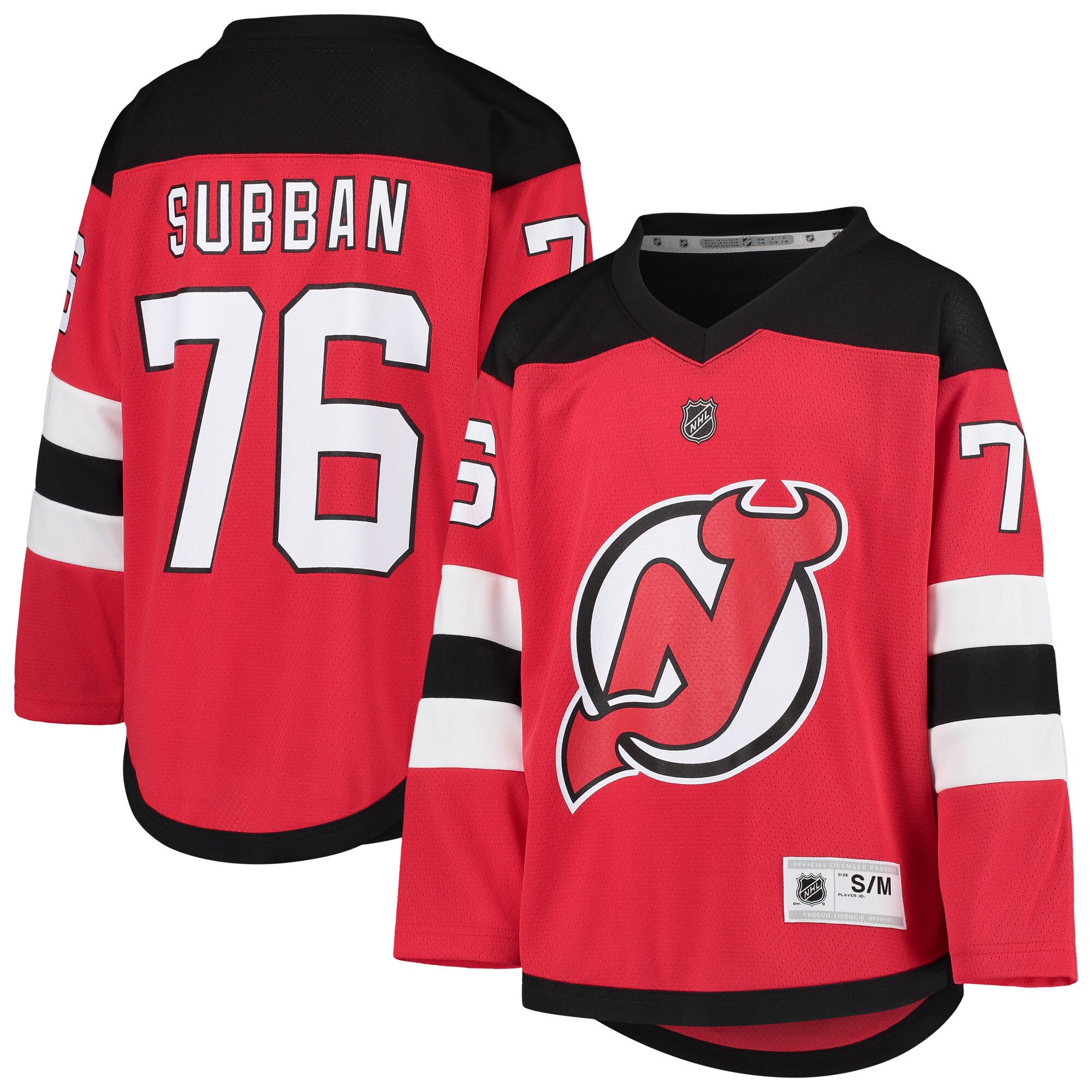 P.K. Subban New Jersey Devils Youth Home Player Replica Jersey – Red