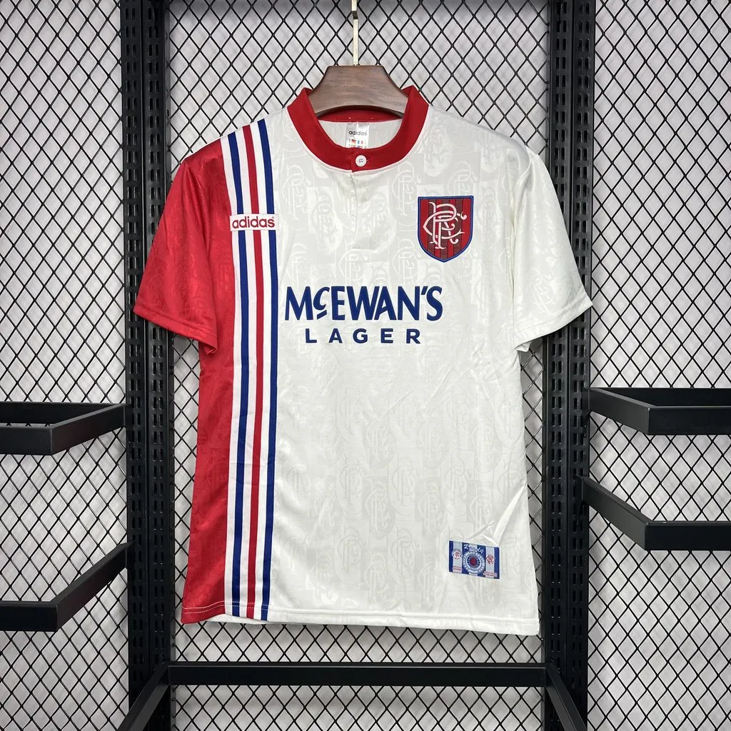 Retro 1996-97 Glasgow Rangers away football jersey Retro