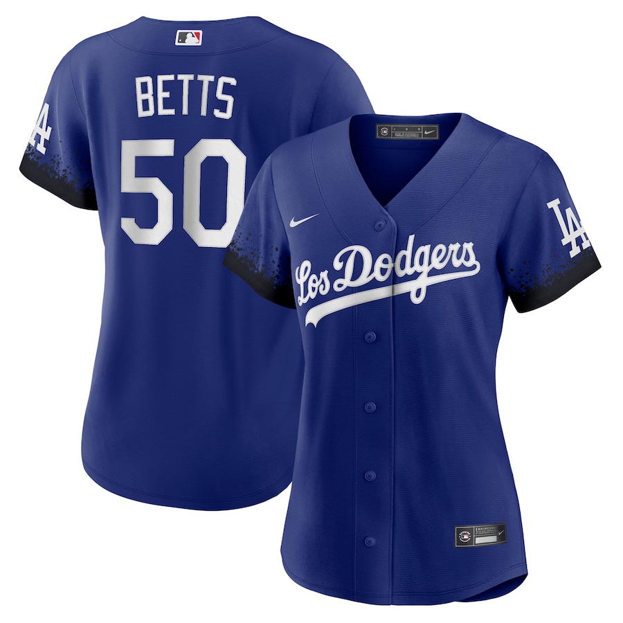 Mookie Betts Los Angeles Dodgers Women's City Connect Player Jersey Royal