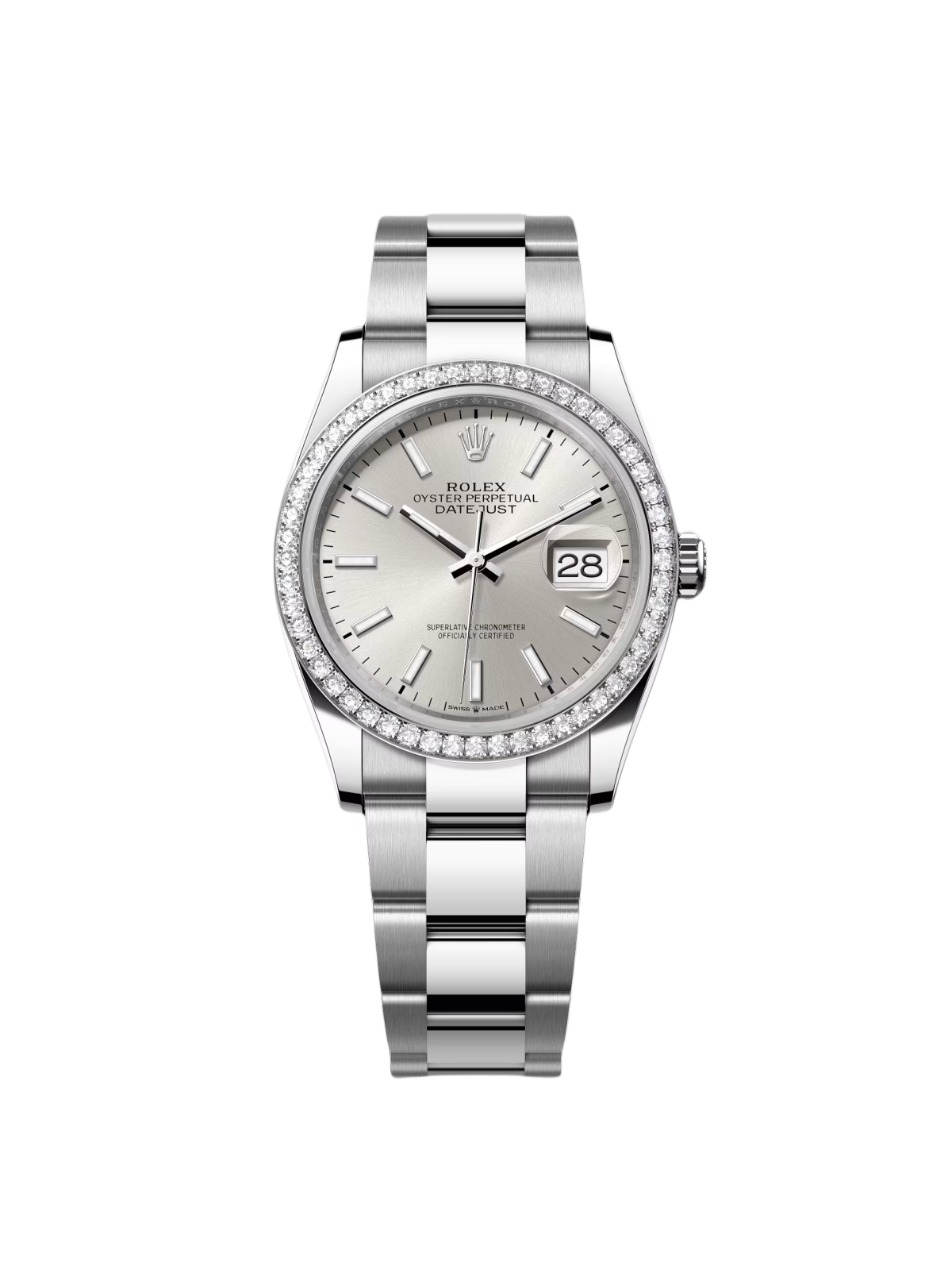 Rolex  Datejust 36mm 126284 Silver Dial  Watch