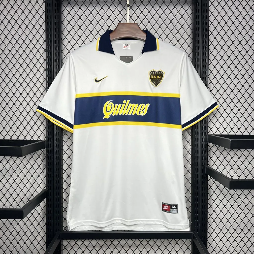 Retro 1996-97 Boca Juniors away Football jersey Retro