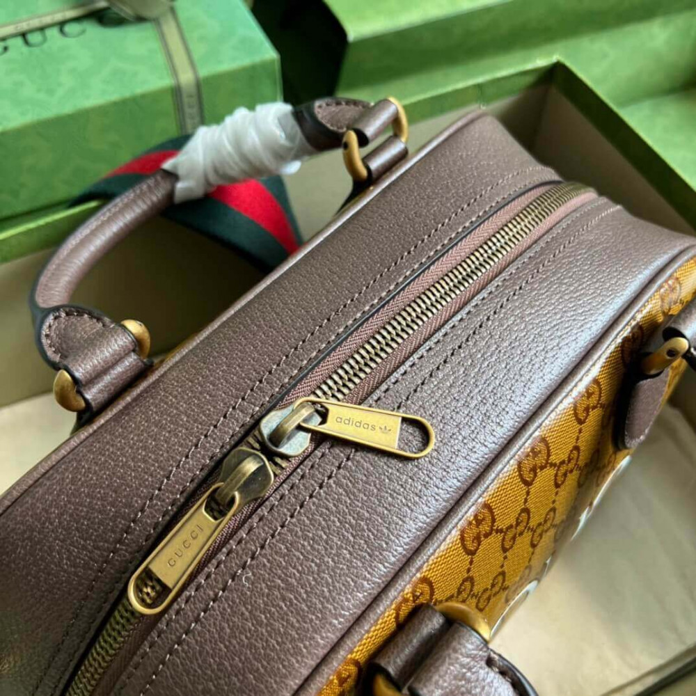 adidas x Gucci Mini Duffle Bag in GG Crystal Canvas