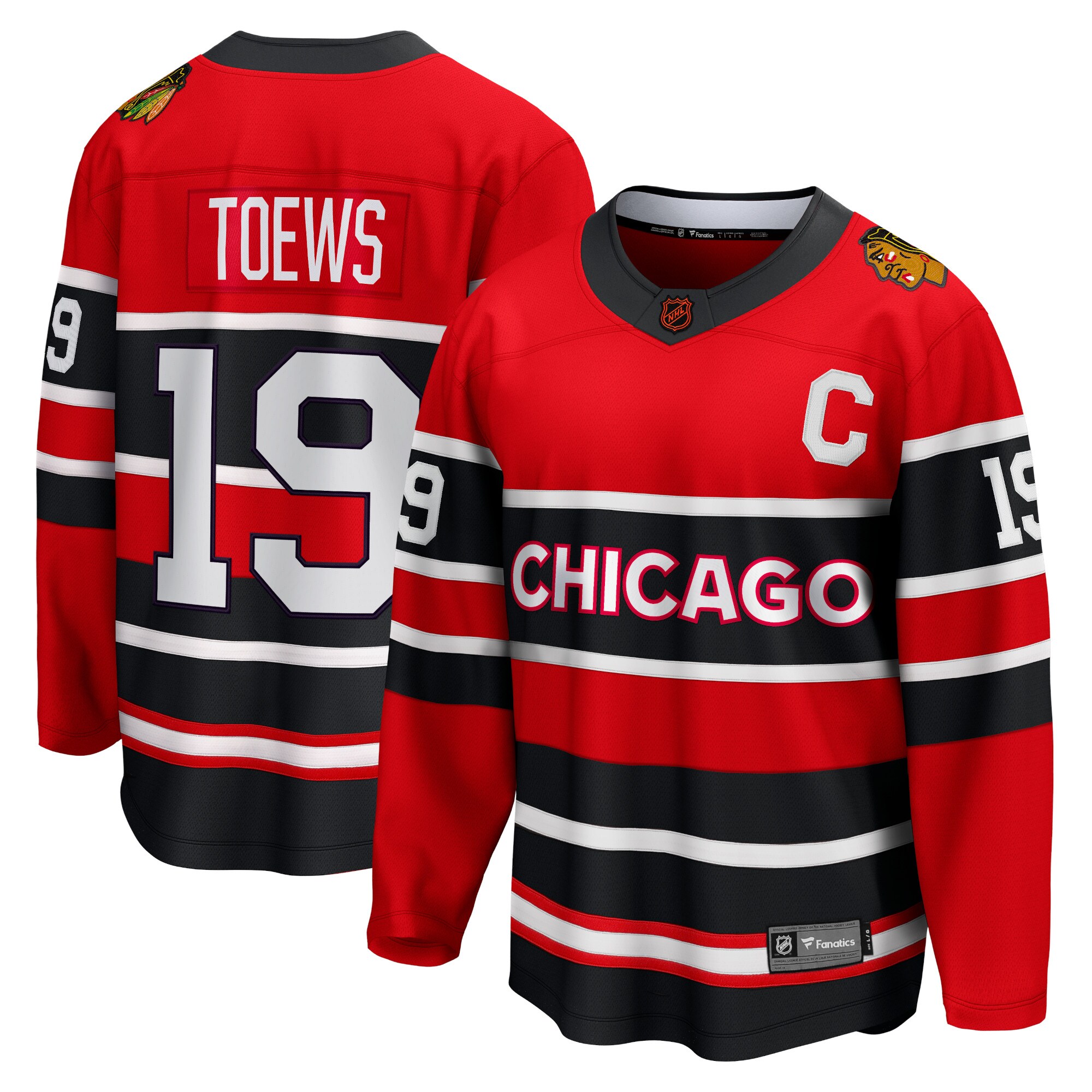 Jonathan Toews Chicago Blackhawks Fanatics Special Edition 2.0 Breakaway Player Jersey – Red
