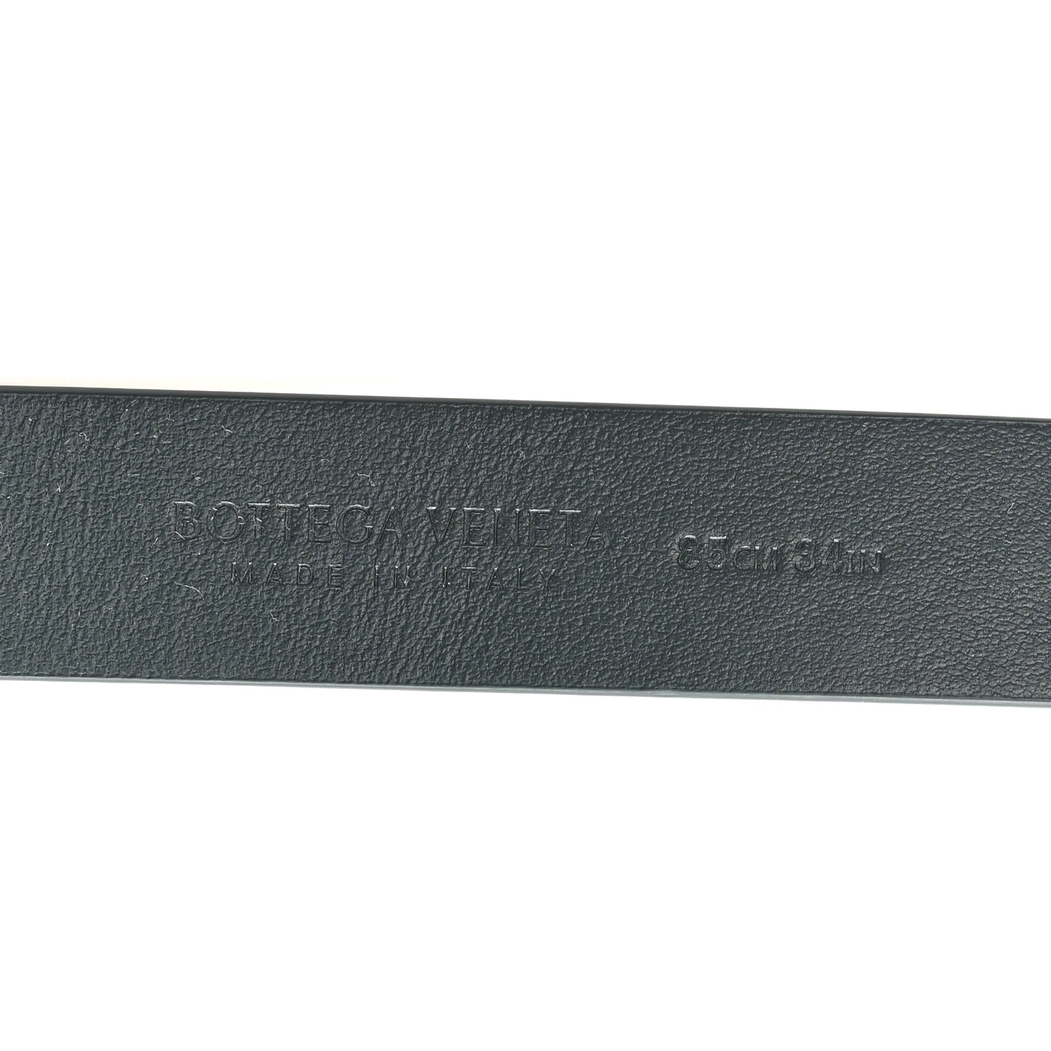 Calfskin Knot Belt 85 34 Dark Green