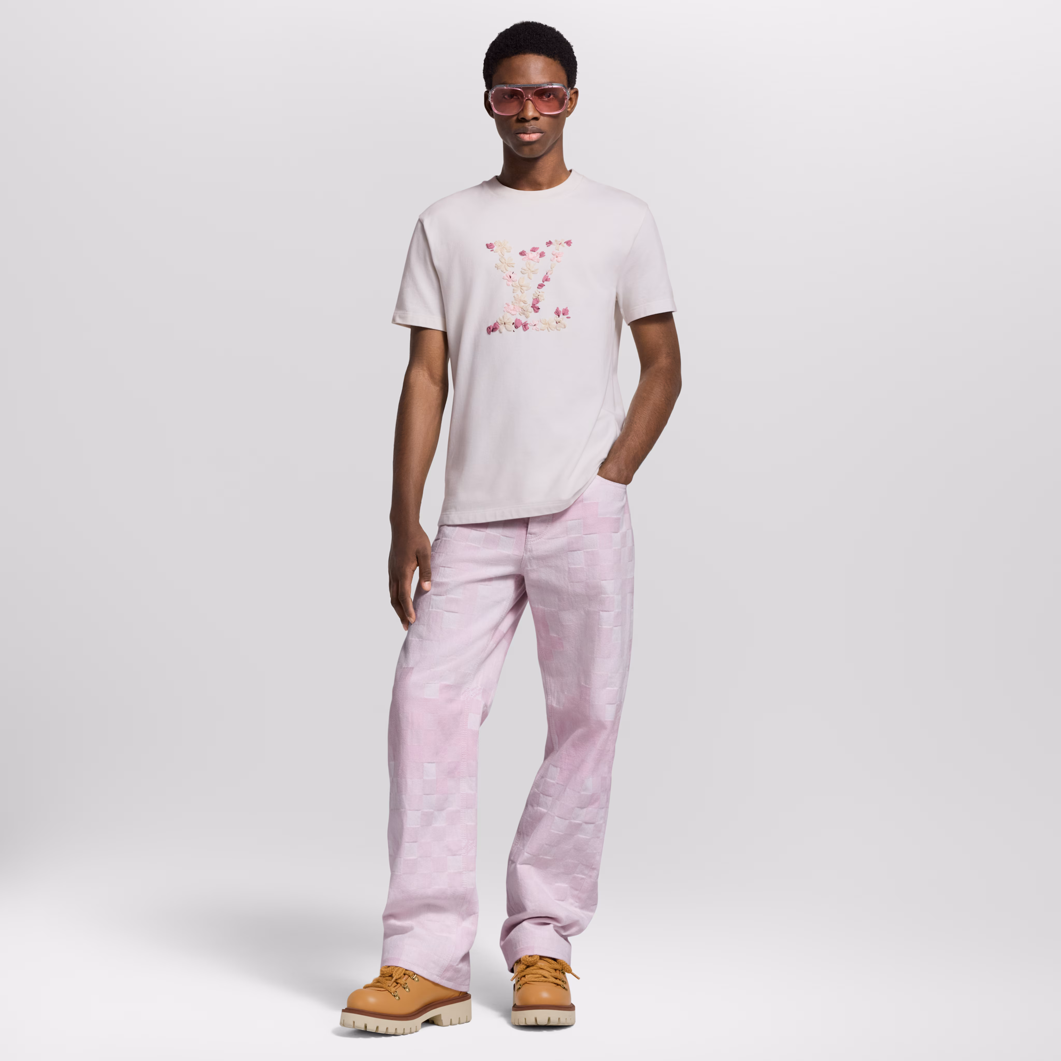 LV 1AIMKG Embroidered T-Shirt