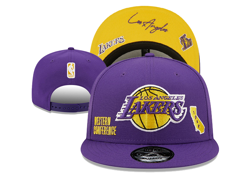 Lakers Adjustable purple cap-1968