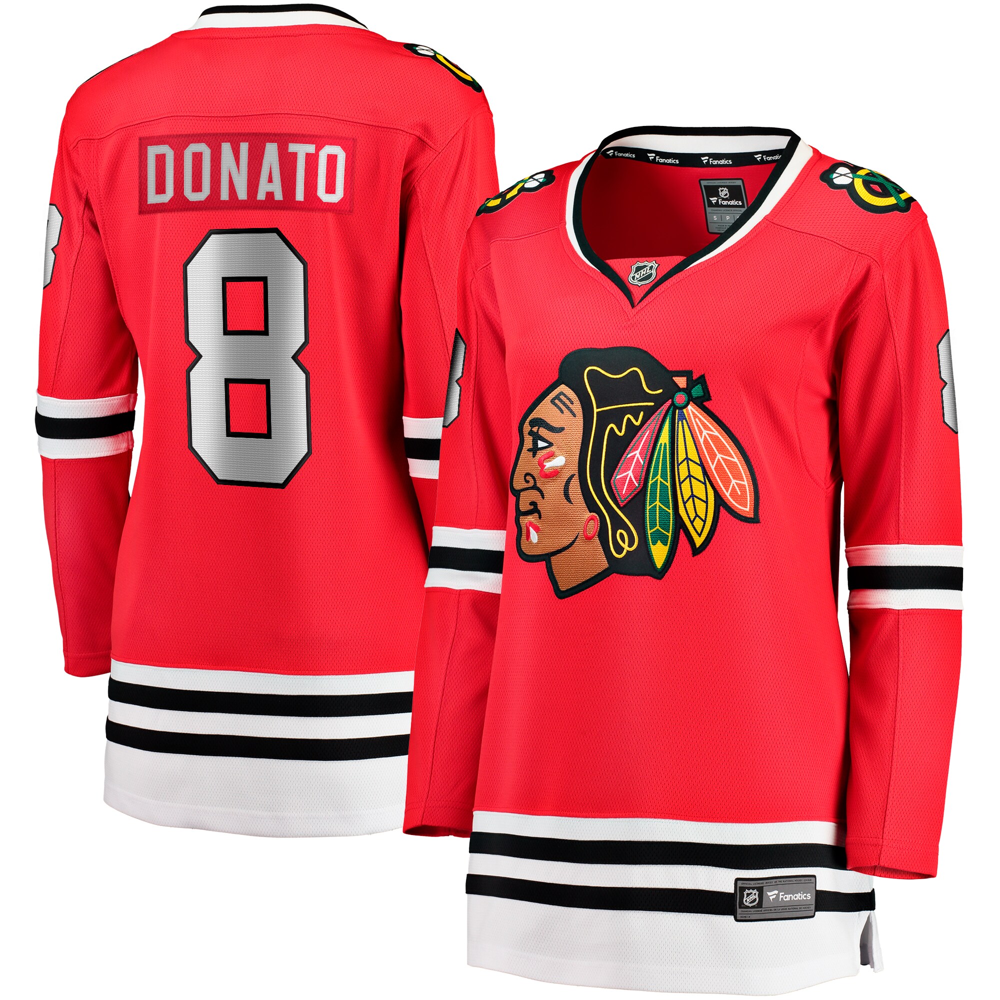 Ryan Donato Chicago Blackhawks Fanatics Women’s Home Breakaway Player Jersey – Red