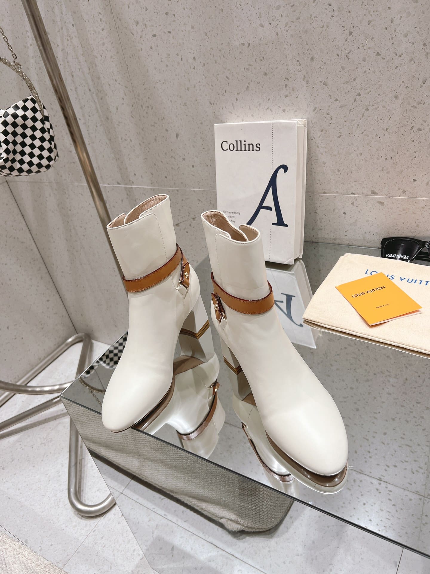 Louis Vuitton Parisienne Ankle Boot White