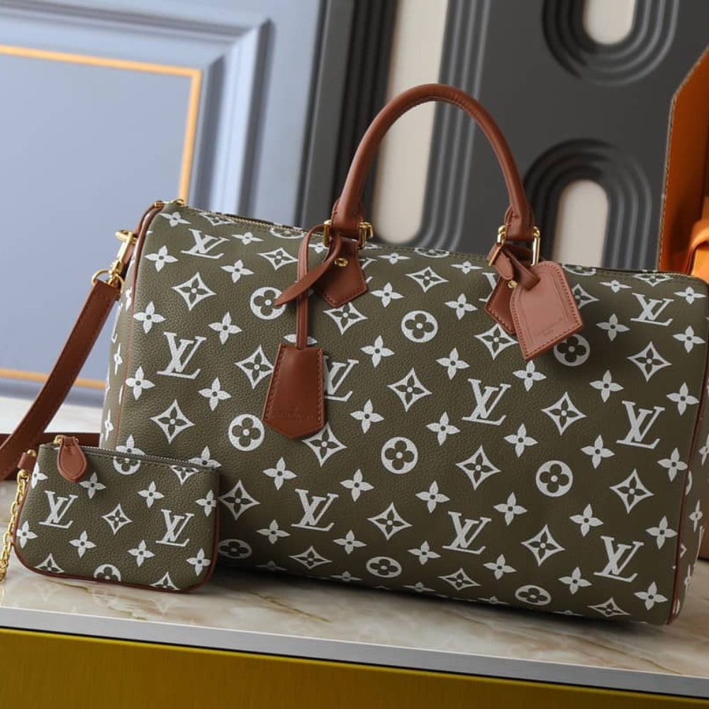 Louis Vuitton Speedy P9 Bandoulière 40 Bag Green Sancha 40Cm M15244