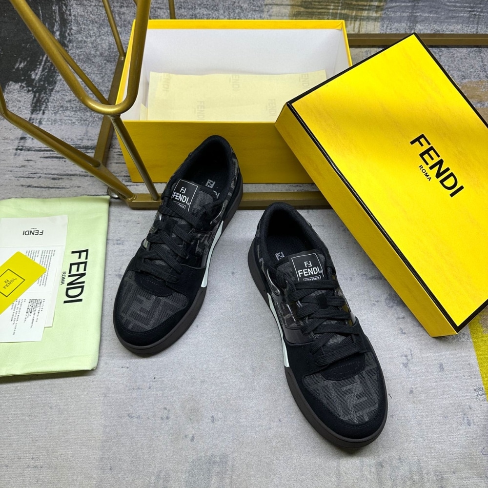 Fendi Match Sneakers Black 7E1688Aq6If1R71