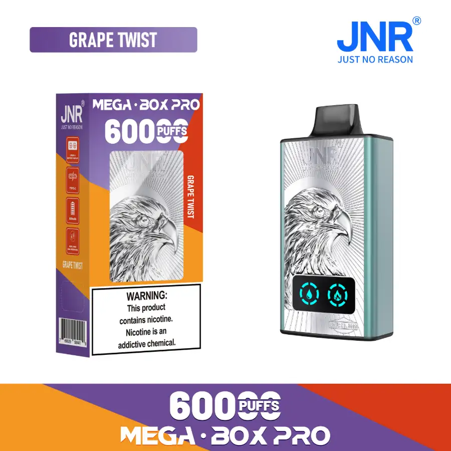 【Buy 3 Get 3 Free】JNR Vape Mega Box Pro 60000 Puffs Disposable Vape Combo Sales