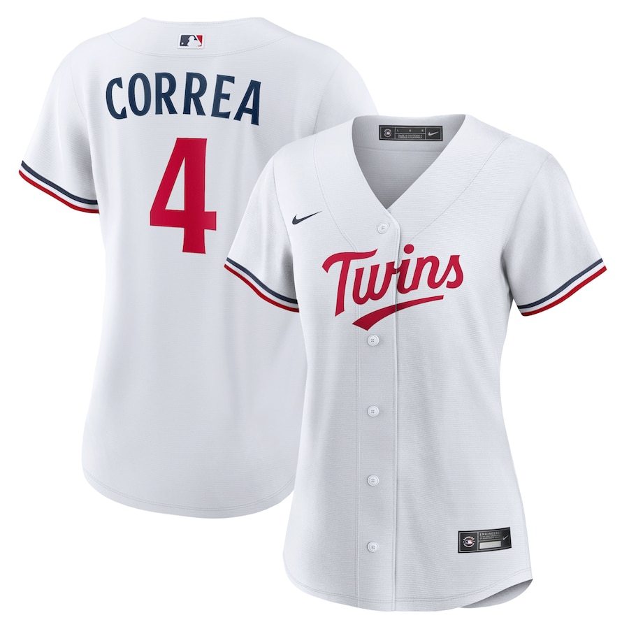 Carlos Correa Minnesota Twins Women's Home Player Jersey White