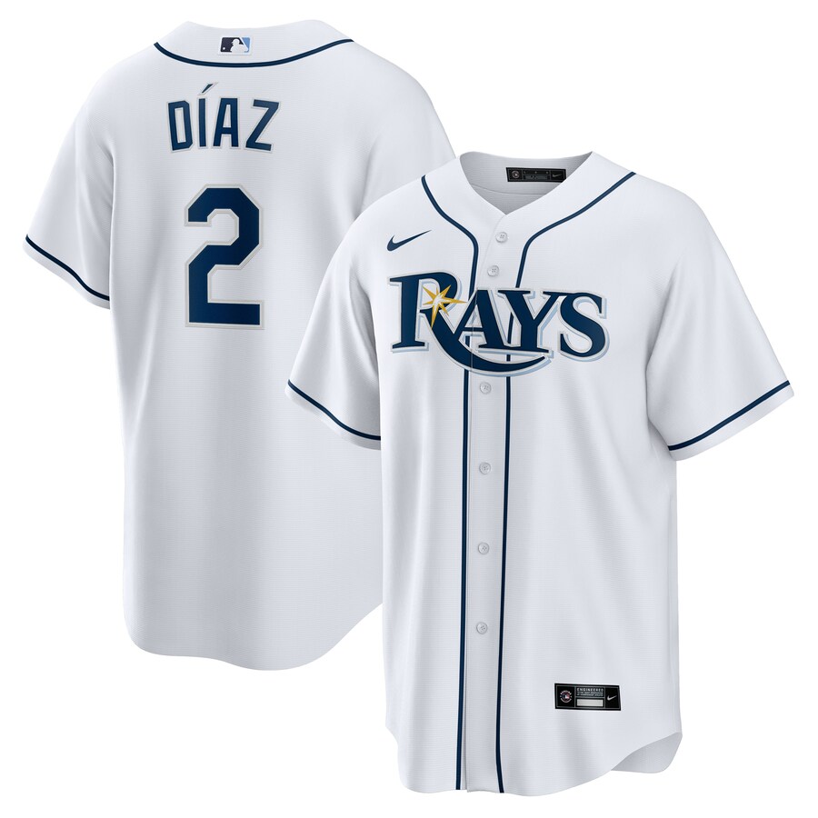 Yandy Diaz Tampa Bay Rays Home Player Jersey White