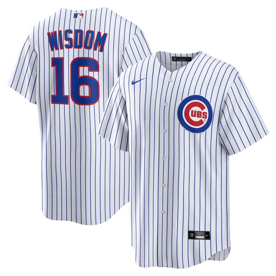 Patrick Wisdom Chicago Cubs Home Jersey White
