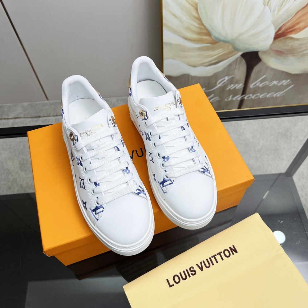 Louis Vuitton Time Out Sneaker Blue 1Ahoof