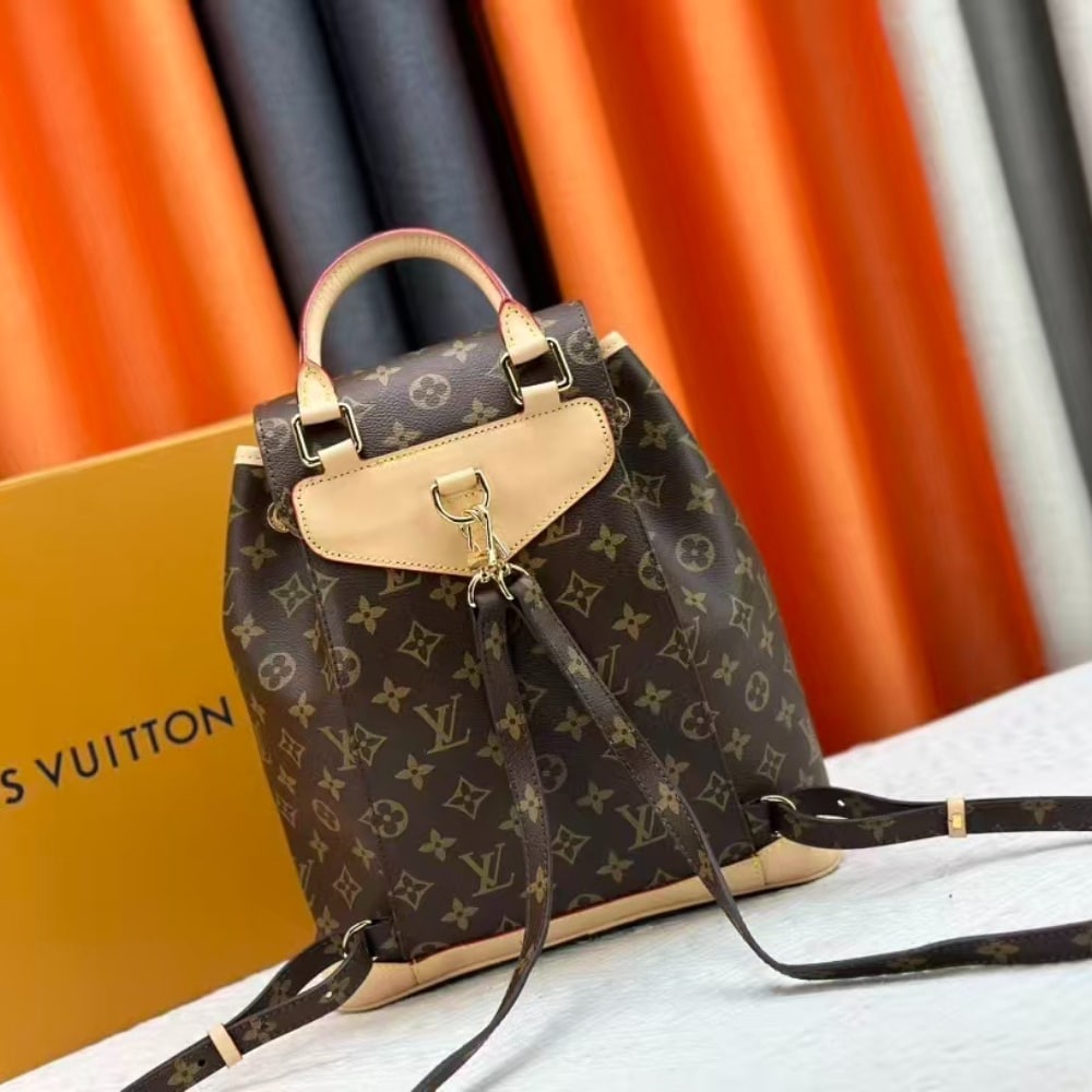 Louis Vuitton Montsouris PM Backpack Brown 30Cm M11198
