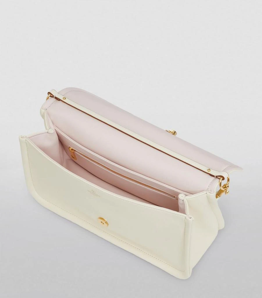 Valentino Garavani VLogo 1960 Nappa Leather Shoulder Bag White 28Cm