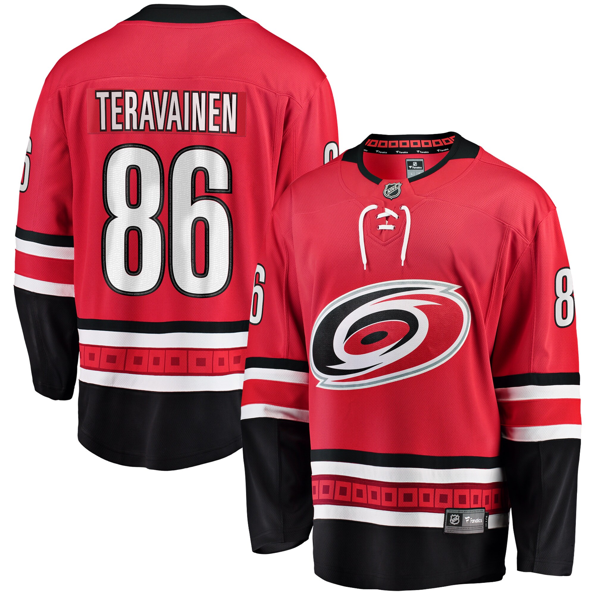 Teuvo Teravainen Carolina Hurricanes Fanatics Alternate Breakaway Player Jersey – Red