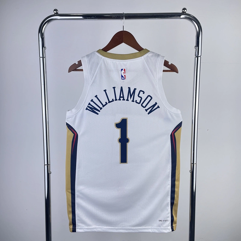 2023 NBA New Orleans Pelicans 1 WILLIAMSON Basketball Jersey