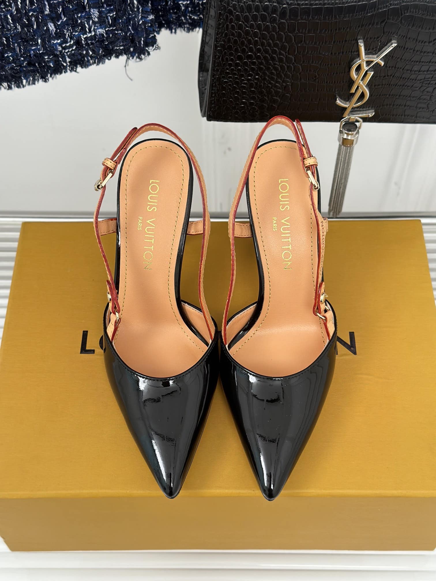 Louis Vuitton Blossom Slingback Pump Black 1Ac8Np